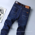 wholesale good price High quality black and blue men european straight trousers brands classic jeans